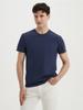 Long-staple Cotton Short-sleeve Crew Neck Three-needle Solid Color Wrinkle-free Sun Protection Antibacterial Cool T-shirt for Men Minimalist Tops