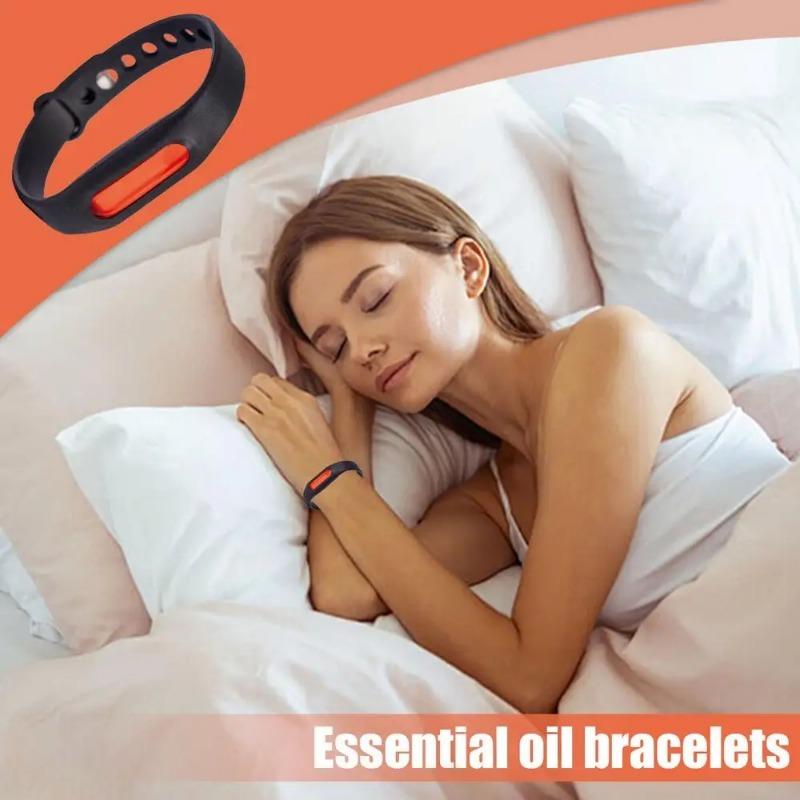 Mosquitoes Repeller Bracelet Silicone Essential Oil Mosquitoes Repeller Adjustable Fly Repeller Bracelet for Children Adults