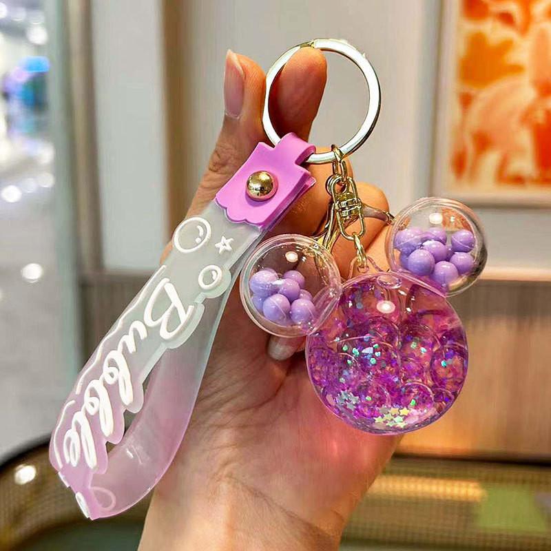 

Очаровательное акриловое украшение для ключей, идеально подходящее для ключей от машины и в качестве подарка фиолетовый