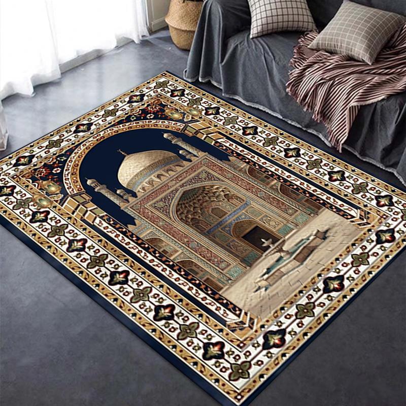 2025 New Muslim Carpet Rug for Living Room Bedroom Home Sofa Decoration,Kids play Non-slip Floor Mat133
