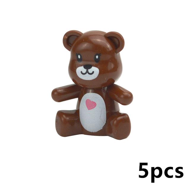 MOC City Animal Building Block Figures Goat Sheep Eagle Owl Panda Parrot Seagull Penguin Zoo Fram Accessories Bricks Toy Gift