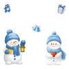 Christmas Static Cling Window Stickers Santa Snowman Reindeer Snowflake Designs for Windows Store Displays Holiday Party Decor