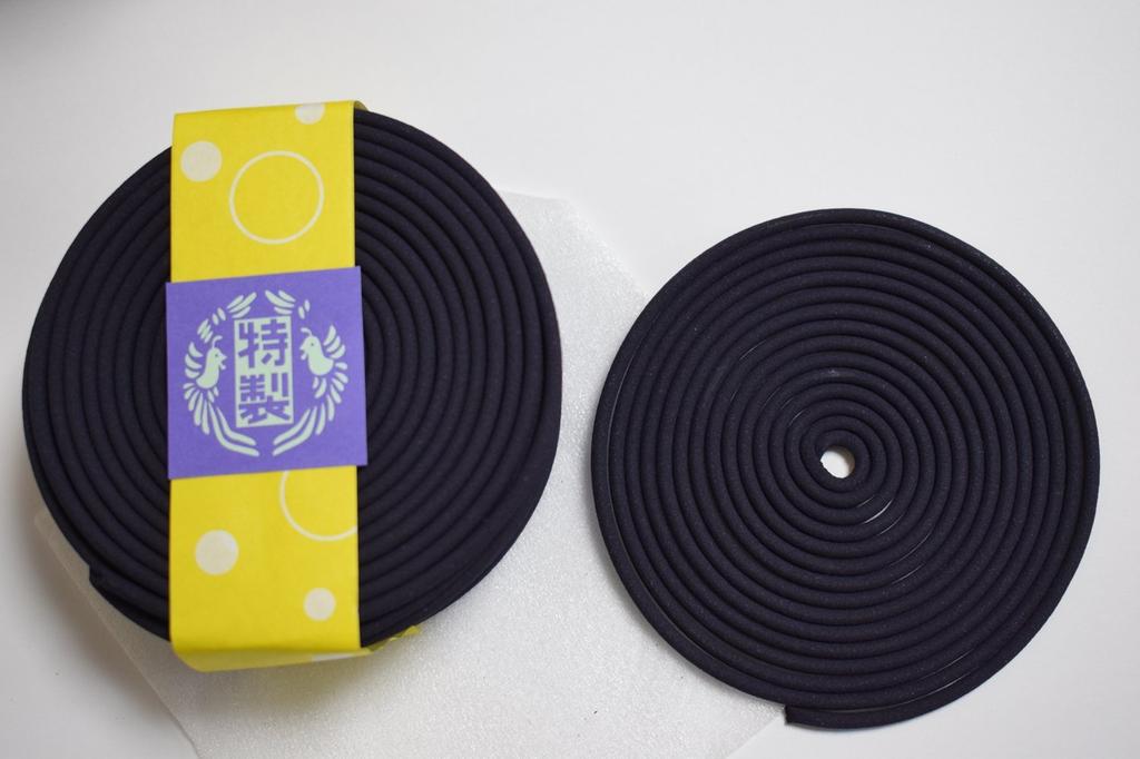 Awaji Baikondou Spiral Approximately 12 14 Safety Threadless Floral Water Spiral Incense for Wakes Low-Smoke Incense, Hours, Rolls, Type, Low-Smoke