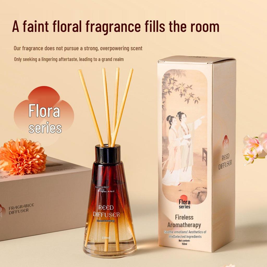 Flower God Flameless Rattan Aromatherapy Gift Set for Home & Hotel