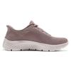 Skechers Go Walk Comfortable Fashion Simple Versatile Low Top Running Shoes Women sneaker Gray Brown 125516-TPE