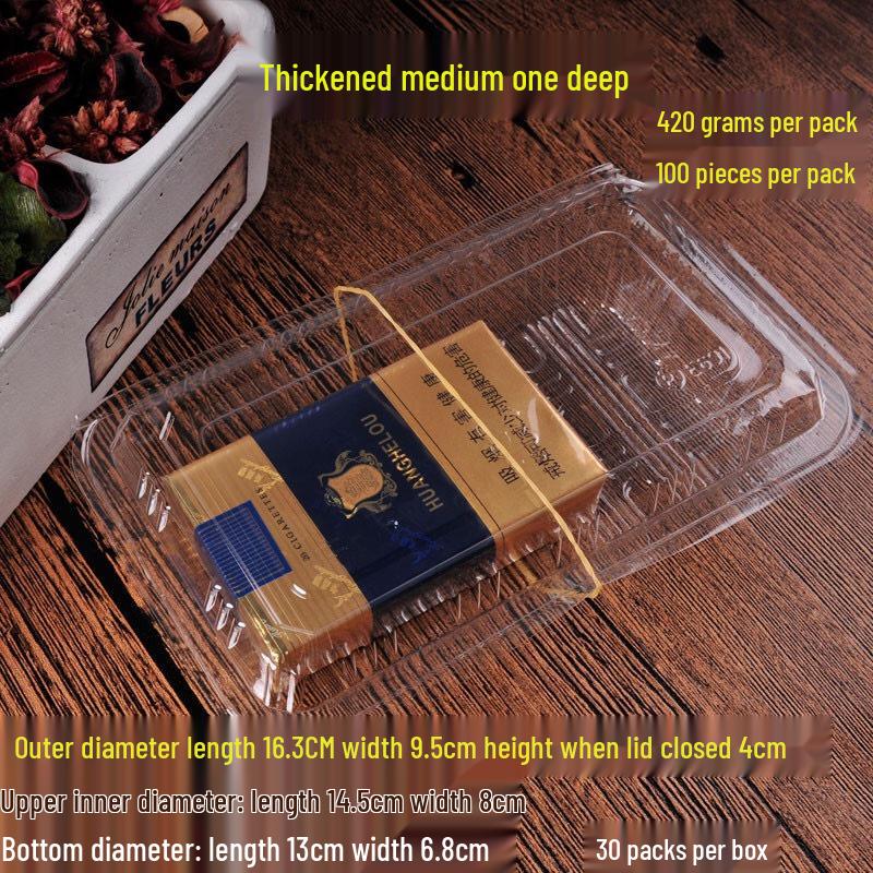 Sushi, Roast Duck, Fruit, Pastry, and Meat Roll Takeaway Boxes with Elastic Band - Free Shipping Included