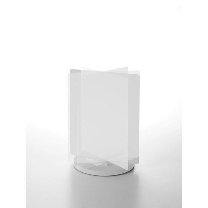 Yamazaki Tablet Stand Steel Panel Rotating White Tower 10926