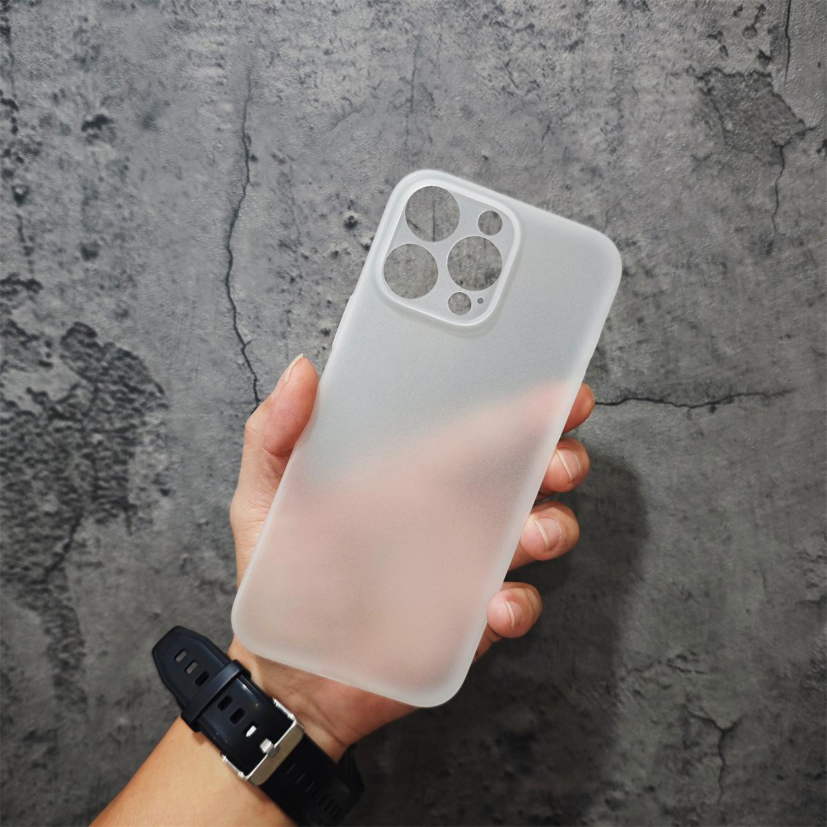 

Для IPhone 17 Pro Ультратонкий Импортный ПП Не Желтеющий для Apple 15 Promax Чехол для телефона 16e Матовый Дышащий For Apple 17 [Integrated button]