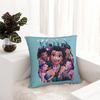 Kpop Demon Hunters Zoey Huntrix Pillowcase Polyester Cushion Cover Decor Pillow Case Cover Home Square 45X45Cm