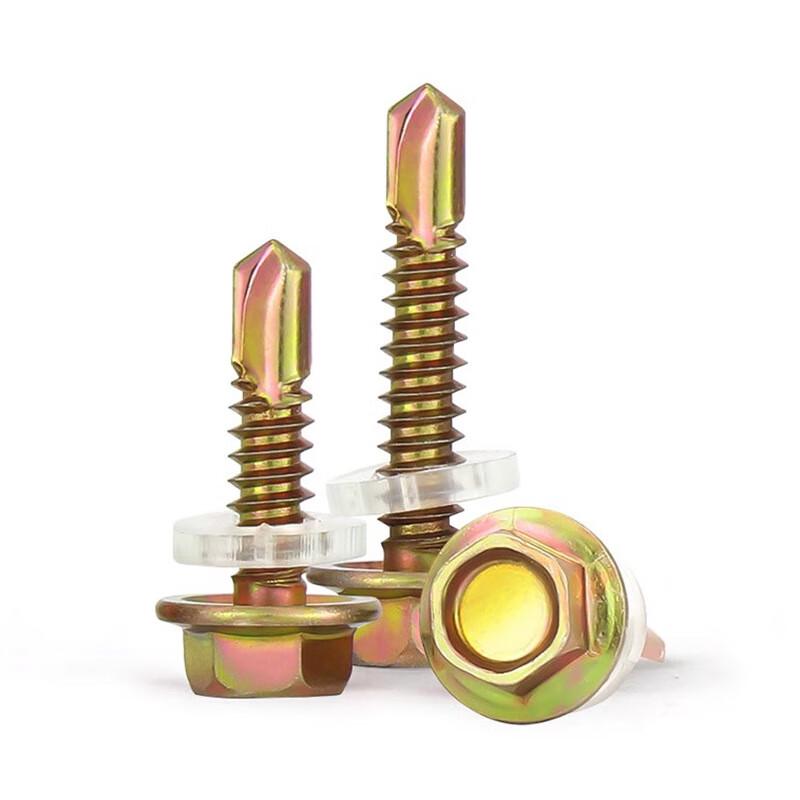 Gu Xin Color Galvanized Hex Head Self-Drilling Screws