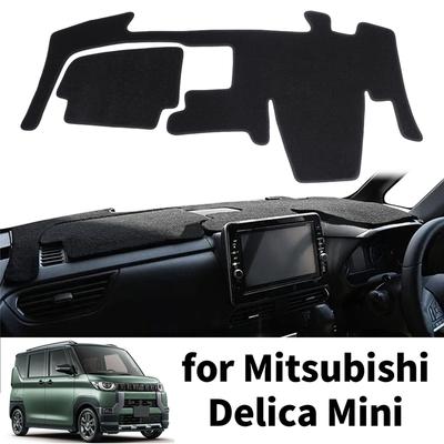 For Mitsubishi Delica Mini Car Dashboard Cover Pad Accessories Dashmat Dash Mat Anti-Slip Sunshade Protective Carpet
