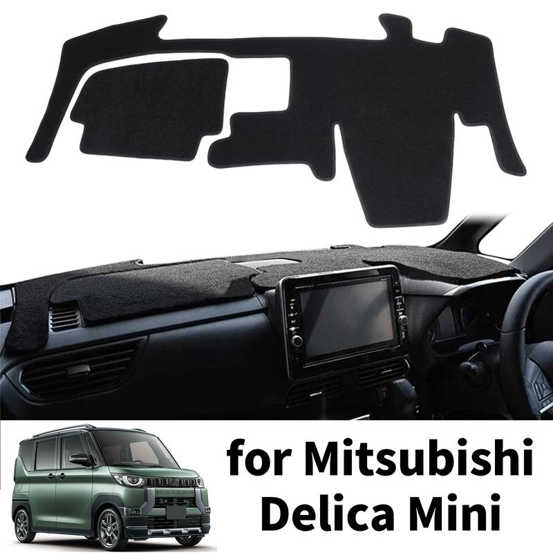 For Mitsubishi Delica Mini Car Dashboard Cover Pad Accessories Dashmat Dash Mat Anti-Slip Sunshade Protective Carpet