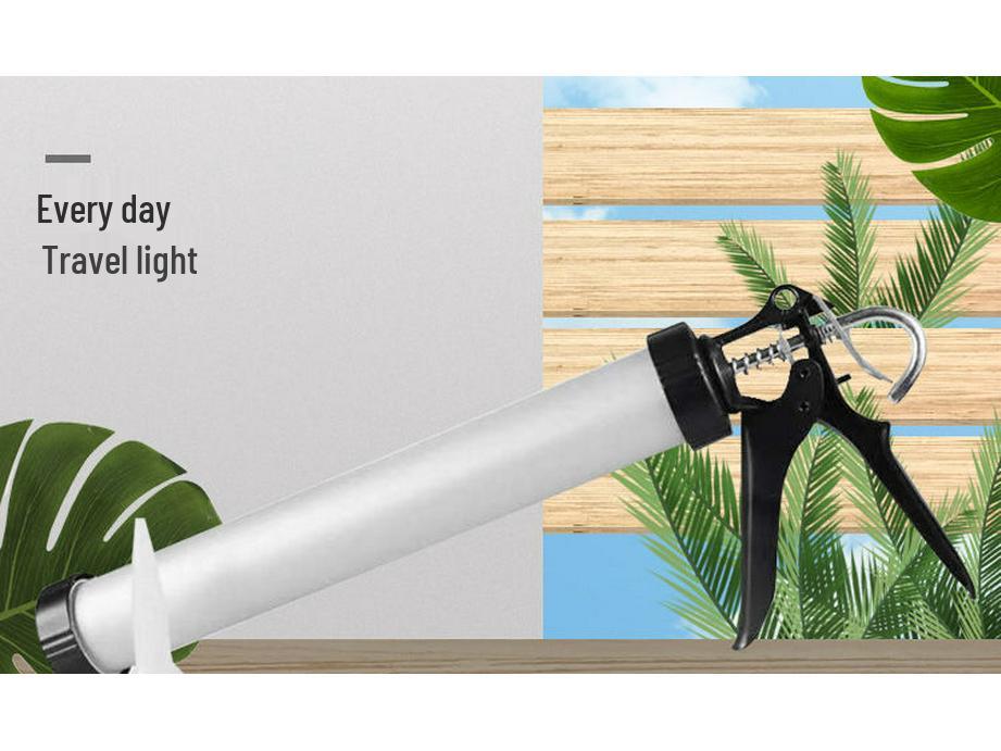 995 Universal Aluminum & Stainless Steel Caulking Gun - Labor-Saving Adhesive and Glass Glue Applicator