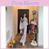 Romantic Style Womens Spring Skirt Set With Soft Wool Blend For Casual Wear