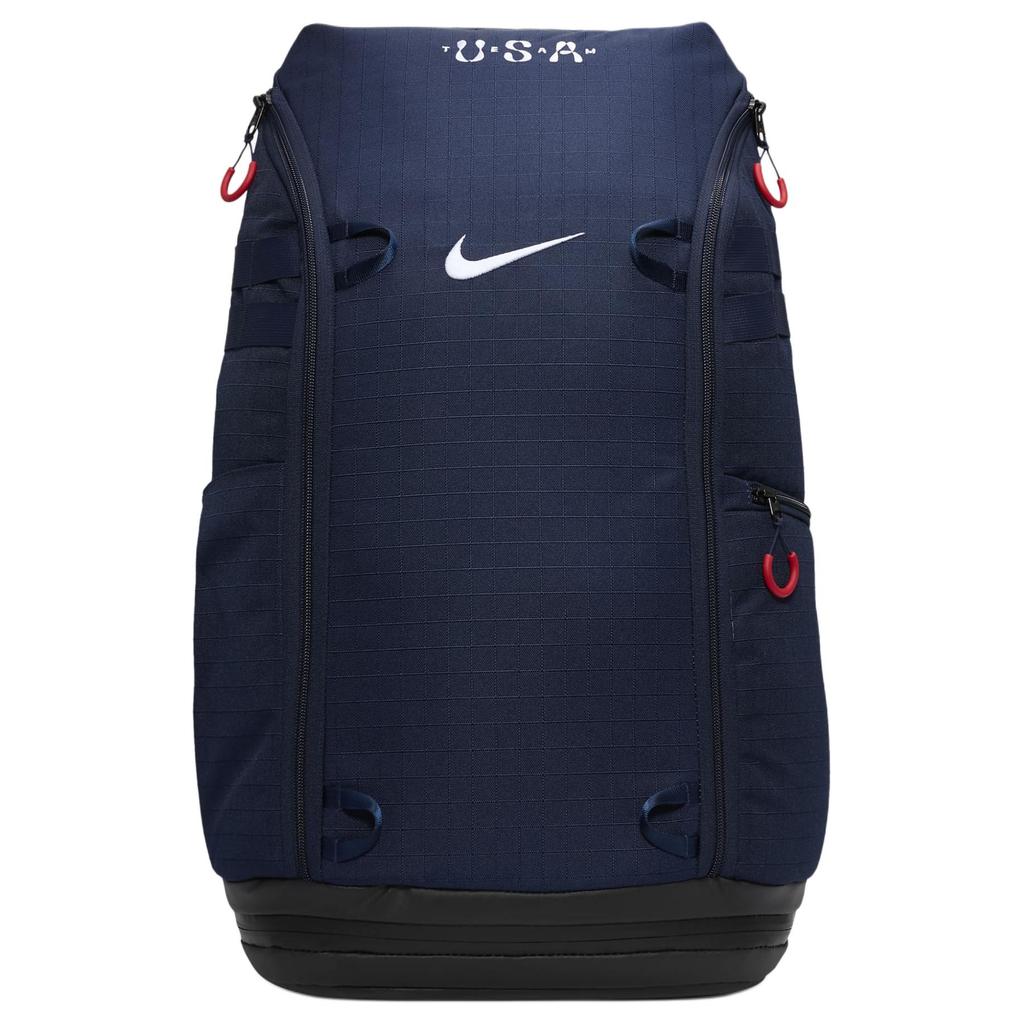 New Nike Usa Elite Easyon 31L Backpack Obsidian/Black/White FZ6371-451