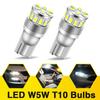 2PCS T10 W5W LED Parking Lamps Clearance Lights White/Red/Yellow Car Bulbs Interior/License Plate/Reading Lamp Car Accessories