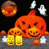 Durable Halloween Led Light Home Atmosphere Decoration Candle Lamp Halloween Party Supplies Haunted House Horror Outdoor Lantern Props