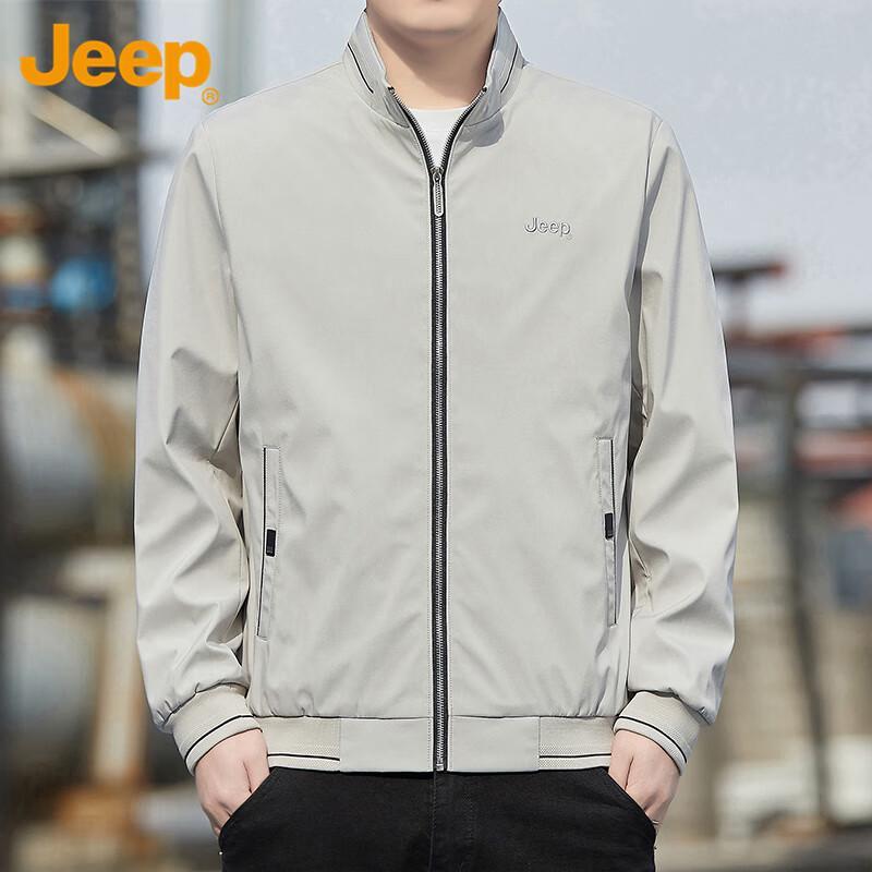 Jeep Men's Casual Stand Collar Jacket