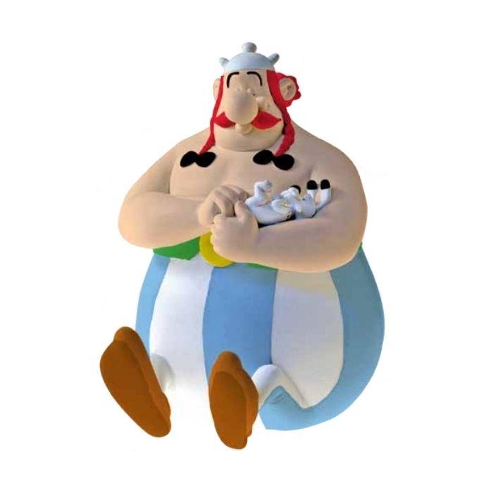 Tirelire - Plastoy - Obelix et Idefix - 17 cm - Multicolore - Enfant