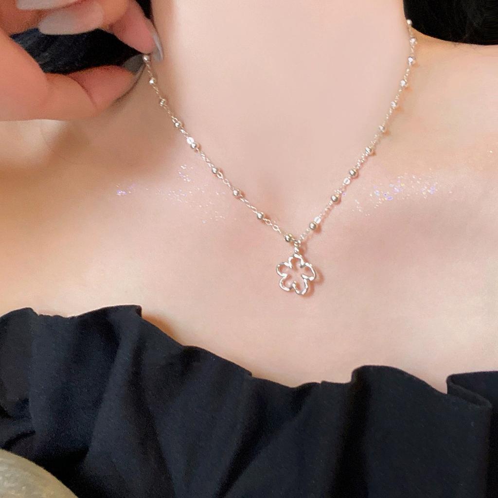 VENTFILLE Colier cu Mărgele Geometrie din Argint Sterling 925 pentru Femei Fată Design Coreean Colier Versatil Bijuterii Dropship Vânzare cu Ridicata