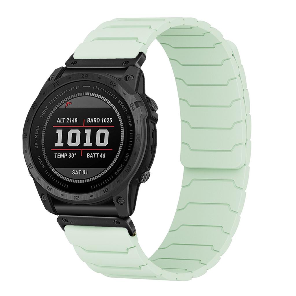 22/26mm Two tone magnetic strap for Garmin Fenix 8 7 7X PRO 6X 3 3hr 6x PRO silicone band for garmin watch smartwatch bracelet