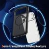 For iPhone 17 Pro Magnetic Case Carbon Fiber Texture PC + TPU Anti-Slip Phone Cover Compatible with MagSafe