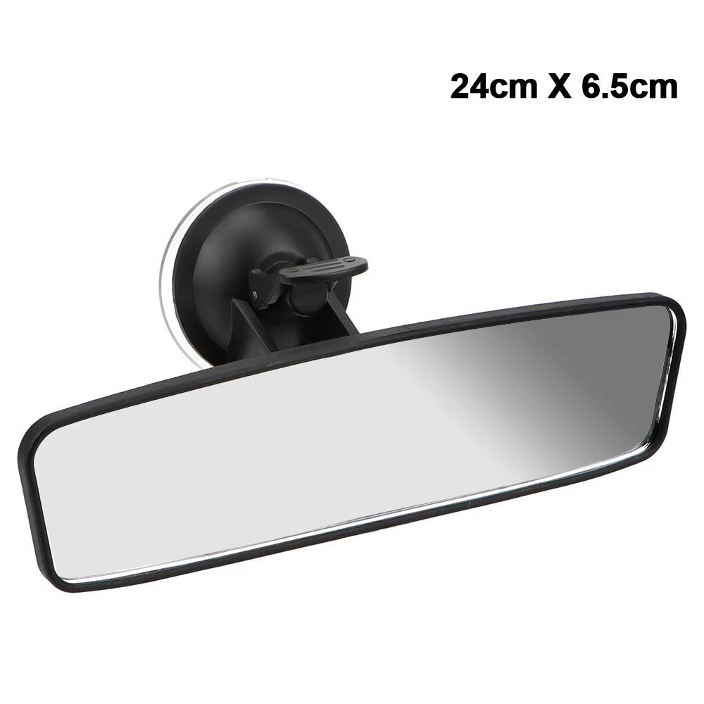 Adjustable Suction Cup Interior Rear View Mirror Wide-angle Rearview Mirror Car Rear Mirror Universal Car Interior Accessories
