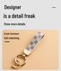 Women's High-End Cheetah CS10/CS9 Car Key Case - Classic Old Flower Design