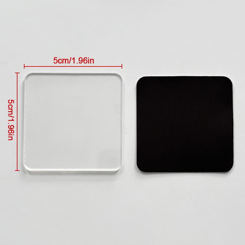 

10Pcs DIY Fridge Acrylic Magnet Craft with Adhesive Backing Christmas Home Decoration Wedding Birthday Party Handmade Gifts