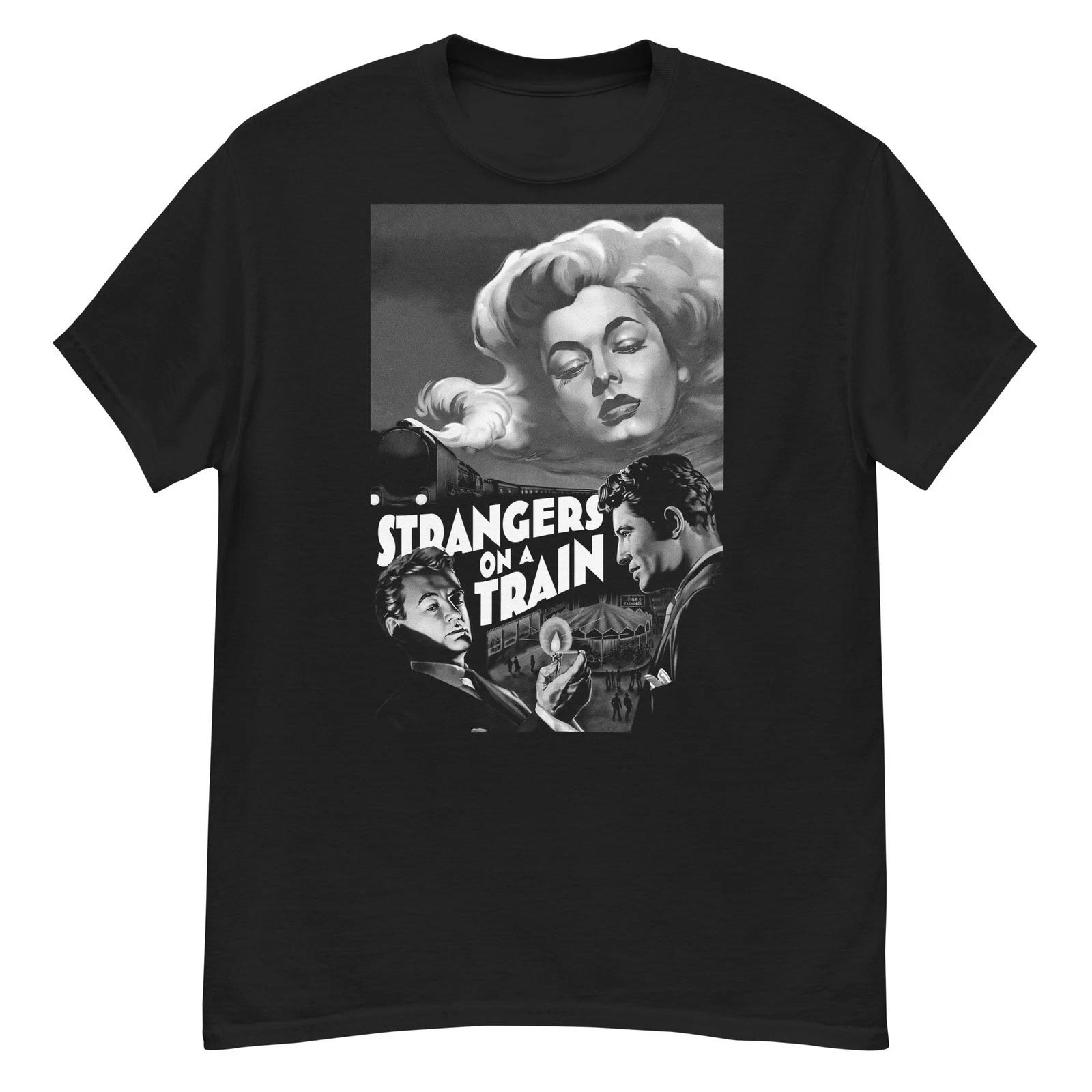 Strangers on a Train cult film noir Hitchcock fan t-shirt 3XL