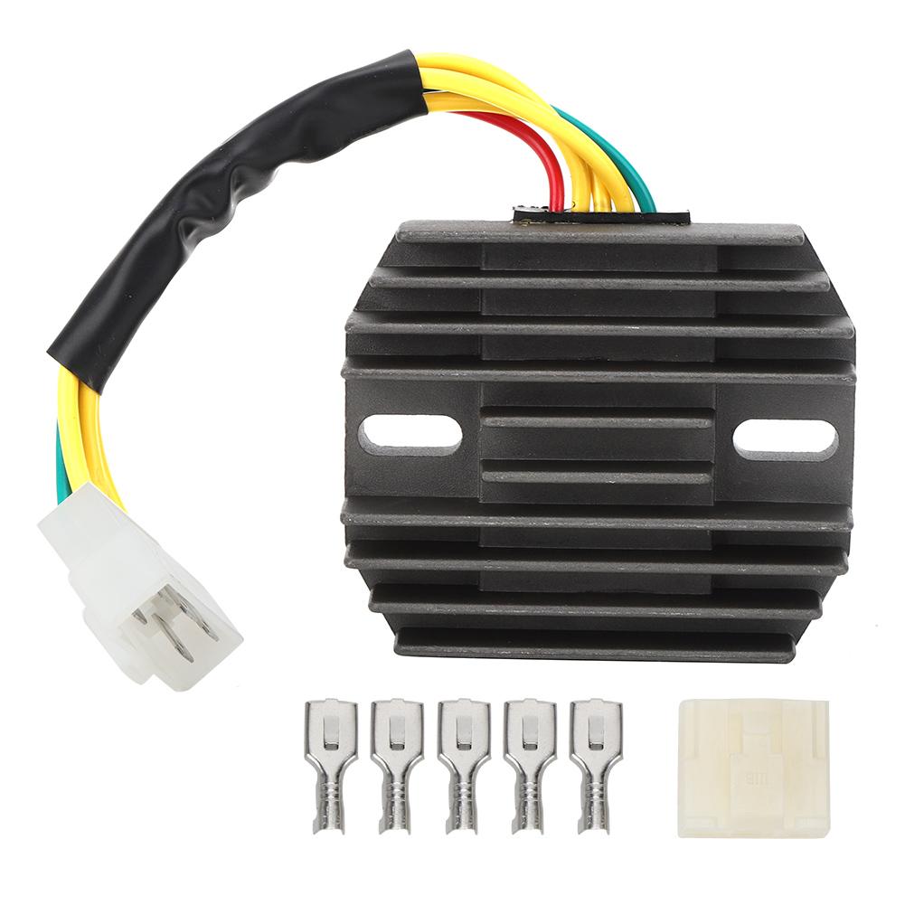 Motorcycle Voltage Regulator Rectifier with Accessories Fit for Arctic Cat 400 500 Bearcat 454 3430 037