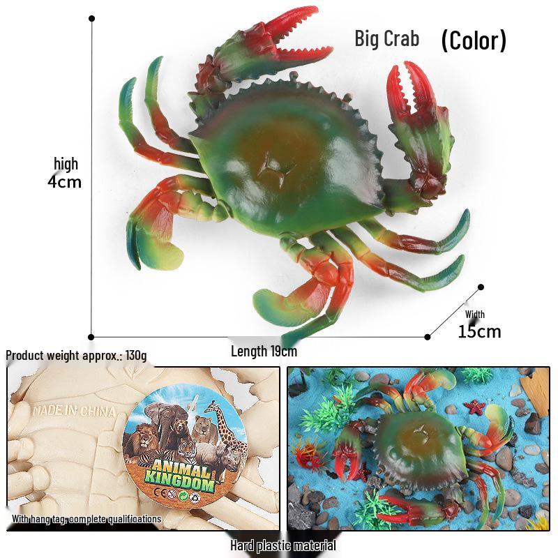 Children's Educational Marine Life Simulation Set: Megalodon, Hammerhead, Orca, and Whale Shark Toys