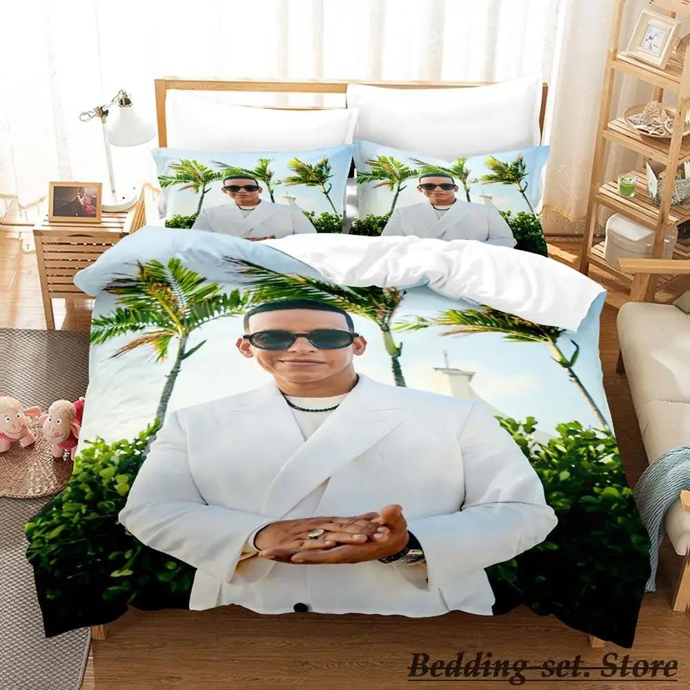 Daddy Yankee Bedding Set Single Twin Full Queen King Size Bed Set Aldult Kid Bedroom Duvetcover Sets Anime parure de lit Bed