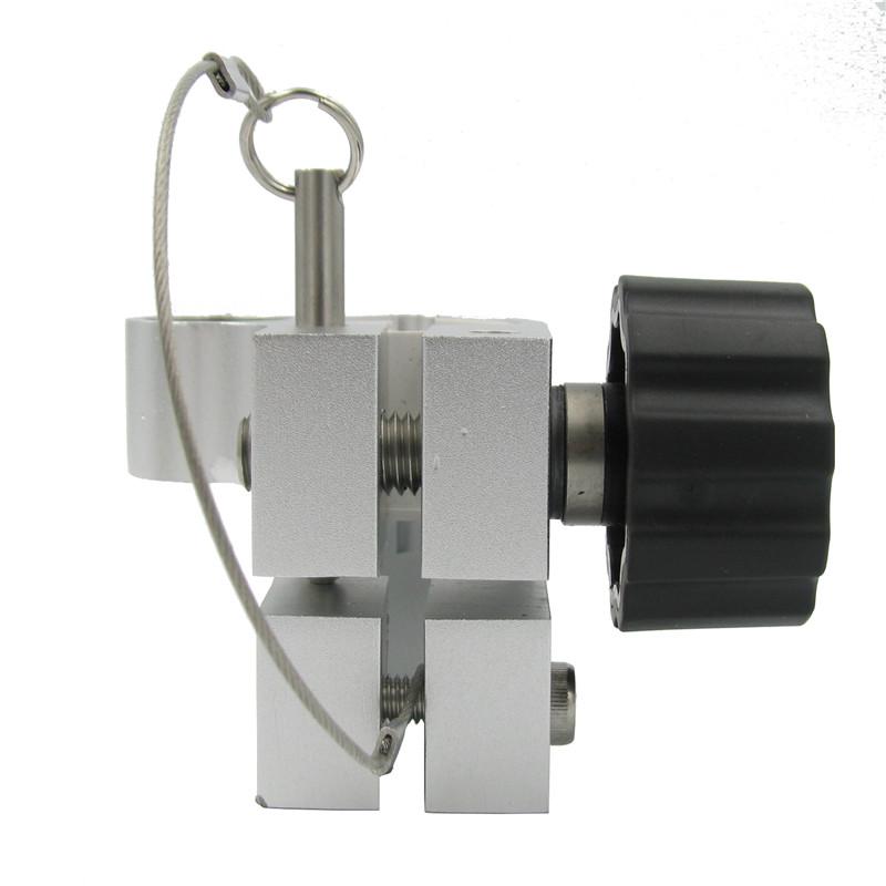 White Universal Carbon Fiber Rod Centering Rod Horizontal Bubble Bead Assembly 25mm Rod Leveling Tool Level Bubble