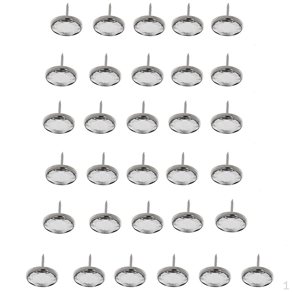 

25 Sofa Headboard Buttons Nail Upholstery 0mm 22mm 22mm