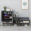 Modern Light Luxury Shoe Rack Integrated Household Large-capacity Shoe Cabinet Shoes Stool Storage Locker