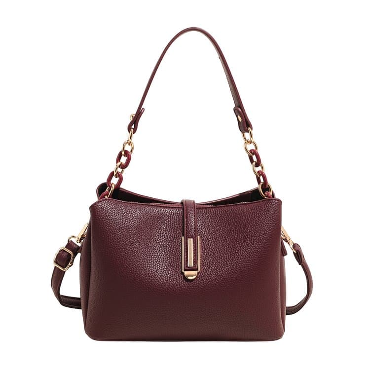 Lychee pattern chain underarm bag women's messenger bag