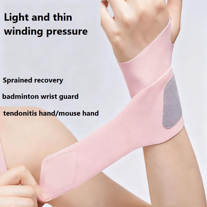 Badminton Basketball Sport Wrist Guard Ultra Thin Fixed Spandex Wristband With Fastener Tape Wrist Sprain Tendonitis Joint Brace