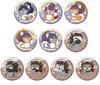 Nintama Rantaro Doubutsu Fourze Glitter Can Badge Collection 2 1 BOX Diameter Approx. 56mm Tin
