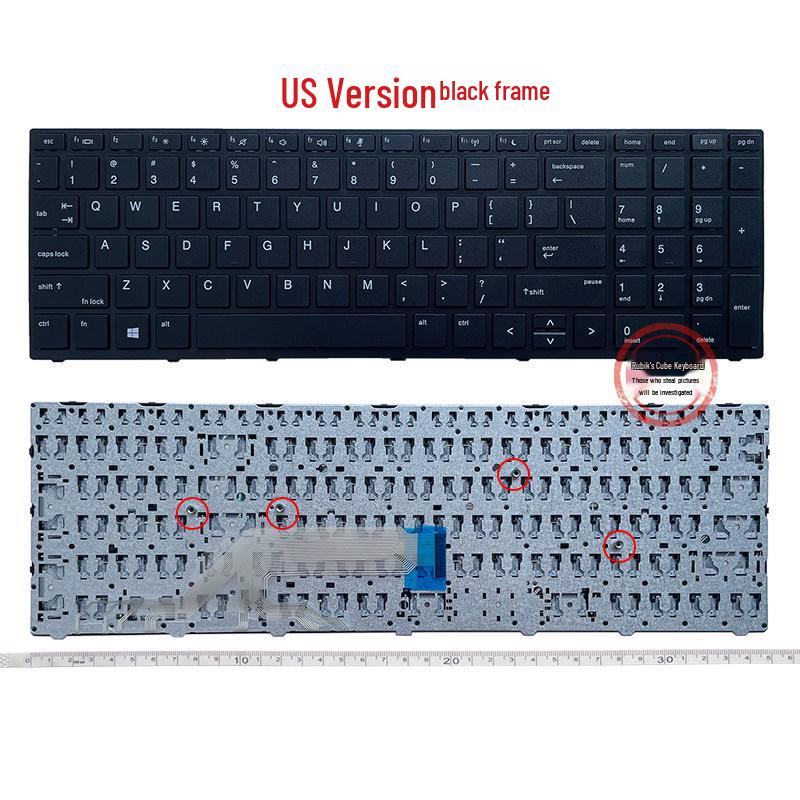 Kompatible Tastatur für HP 450 G5, 455 G5, 470 G5, 650 G4, 650 G5 (RU/SP/UK/FR Layout)
