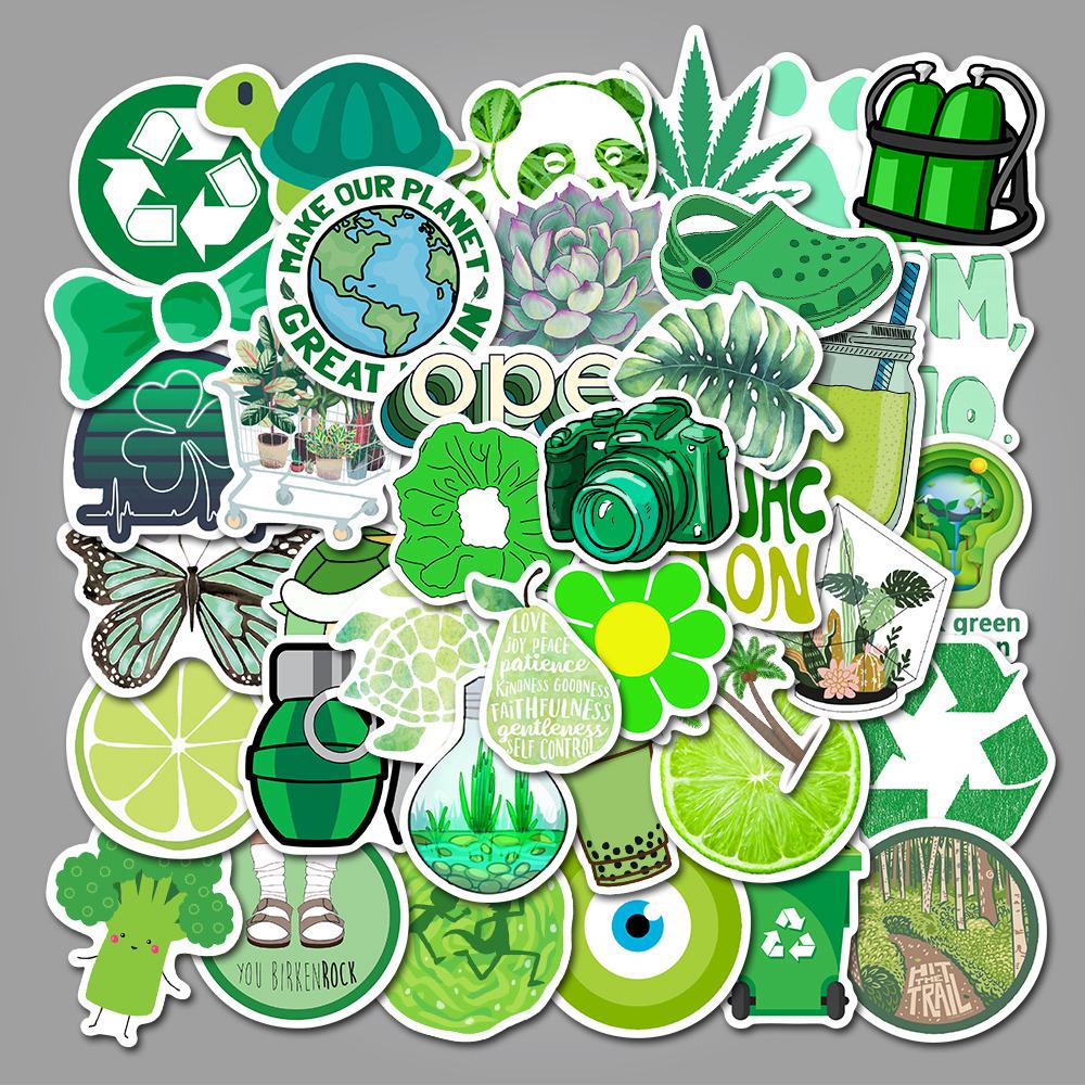 50 Purple Cartoon Graffiti Stickers for Suitcase, Water Bottle, Skateboard, Refrigerator - Waterproof and Mixable Decals