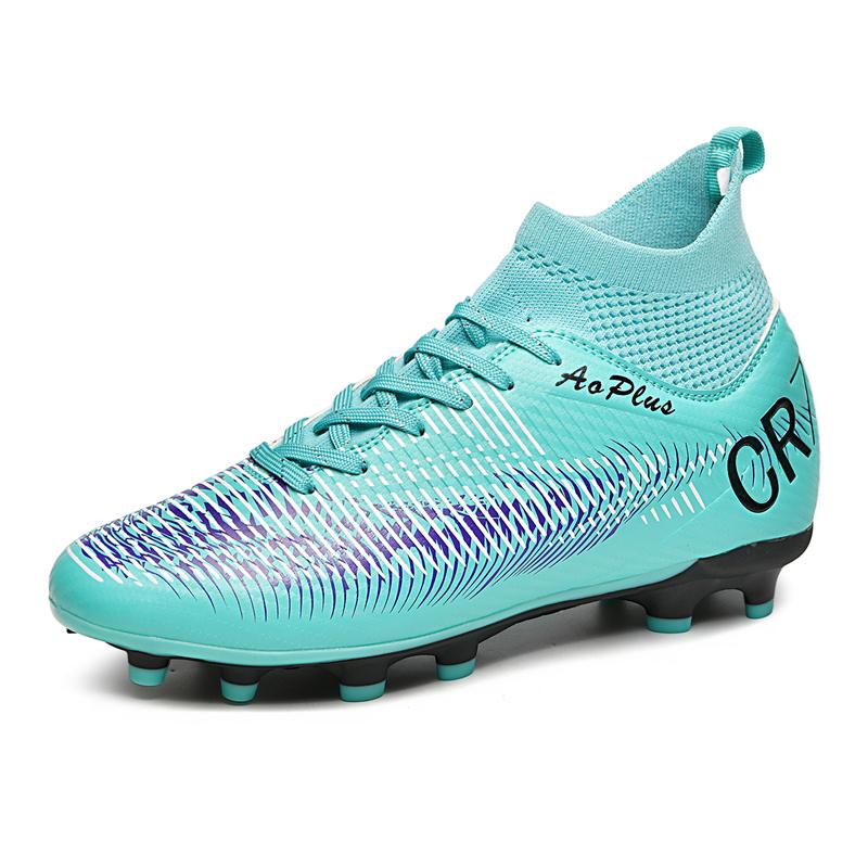 Mens Soccer Shoes  New Professional Competition Training Football Shoes FG Long Nails Anti Slip Adult Football Boots for Men