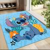 1Pc Lilo Stitch Tropical Adventure Carpet Rug Customizable Soft Washable Antislip Home Living Room Sofa Mats Personalized Rug 091784