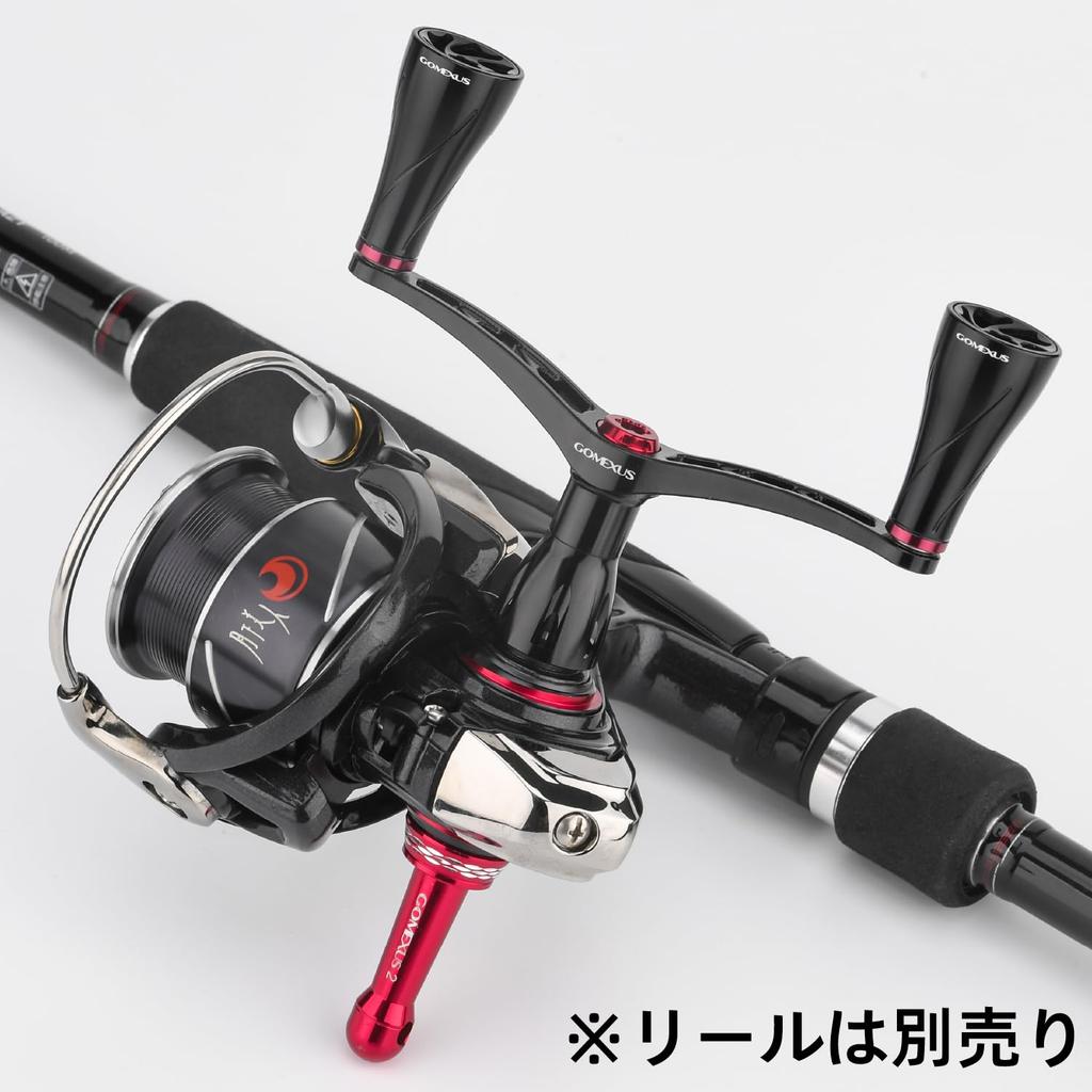 Gomexus CY92 Reel Handle Daiwa Spinning Reel Compatible Reel Gekka Bijin Replacement 92mm Double Handle with Knob Squid Ajing Eging Light Game Left