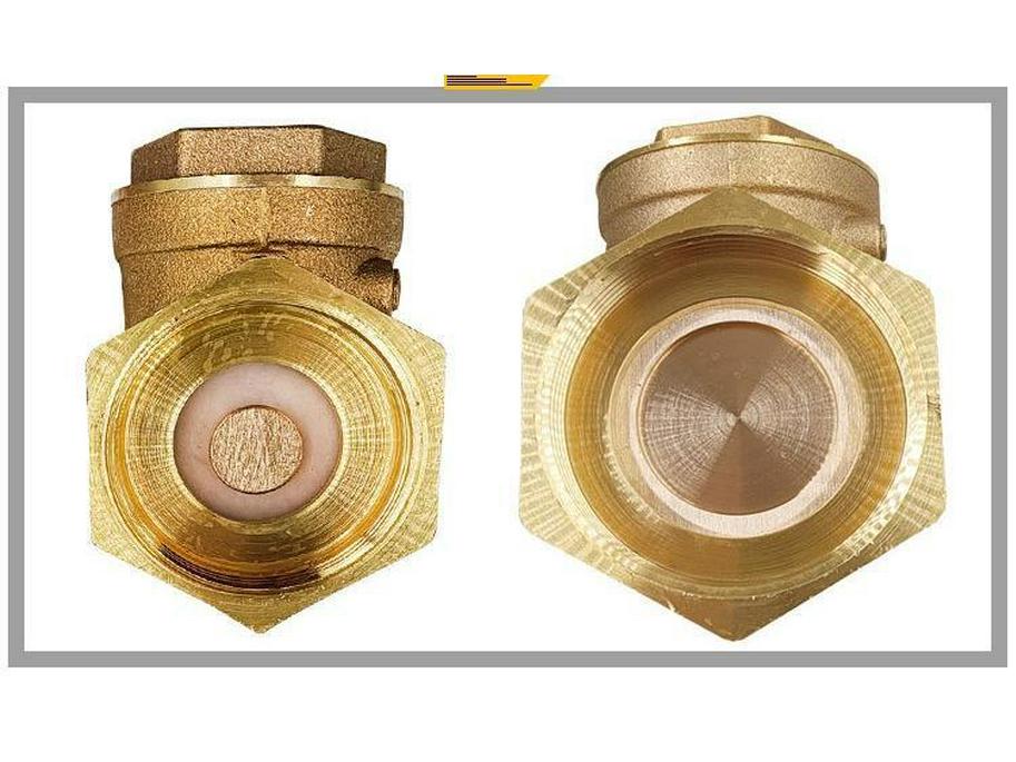 All-Copper Horizontal Check Valve for Water Pumps: 1/2", 3/4", 1" Sizes (DN15, 20, 25)