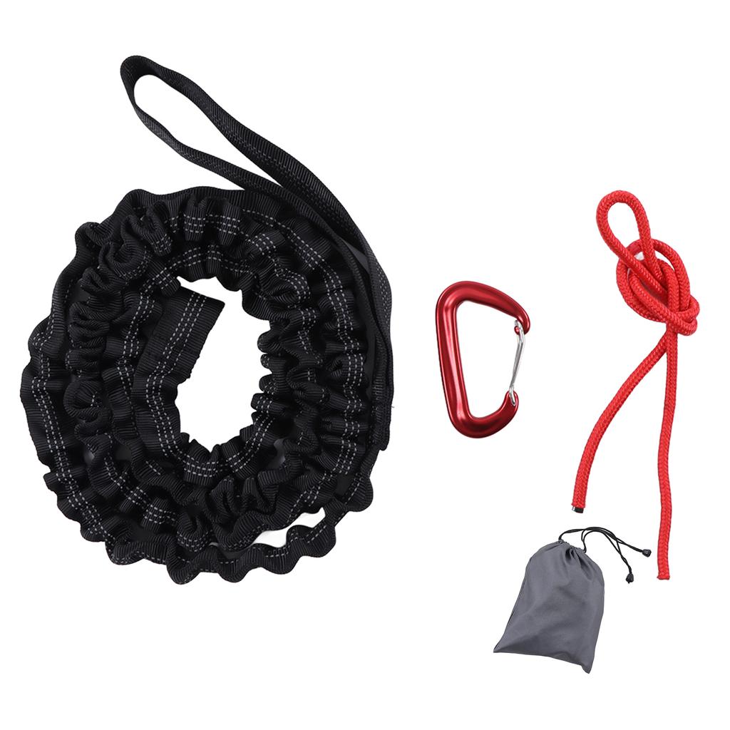 Bară de remorcare bicicletă Simplă Ușoară Elastică Flexibilă Economisire de efort Design Rezonabil Funie de tracțiune pentru