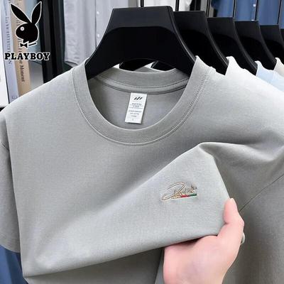 Herren Kurzarm-T-Shirt aus reiner Baumwolle