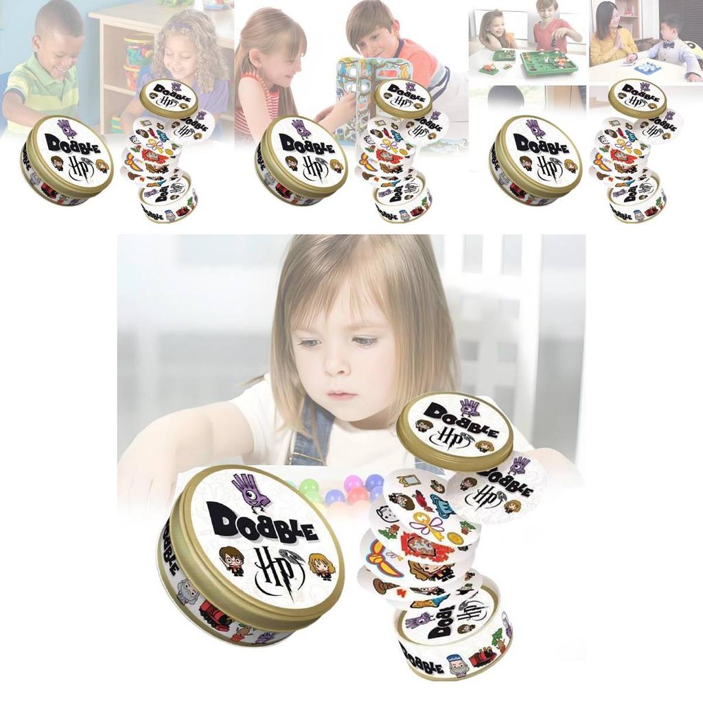 Spot It Rodinná karetní hra Zábava pro všechny věkové kategorie Poutavá vizuální párovací hra pro děti