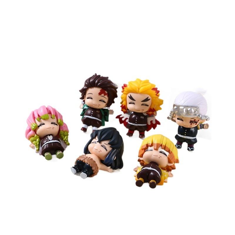 Slayer Demon Kimetsu No Yaiba Action Figures Model Toy Doll Decoration Kids Gift