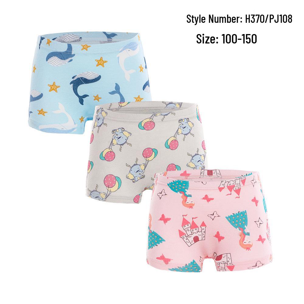 Jentenes Boxershorts i 100 % Bomull - Undertøy for Småbarn og Babyer